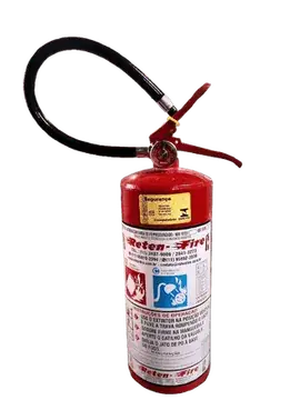 Extintor PQS (Pó Químico) certificado INMETRO para proteção contra incêndio